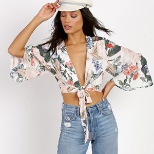 Show Me Your Mumu Jordyn Tie Top Enchanted Florist